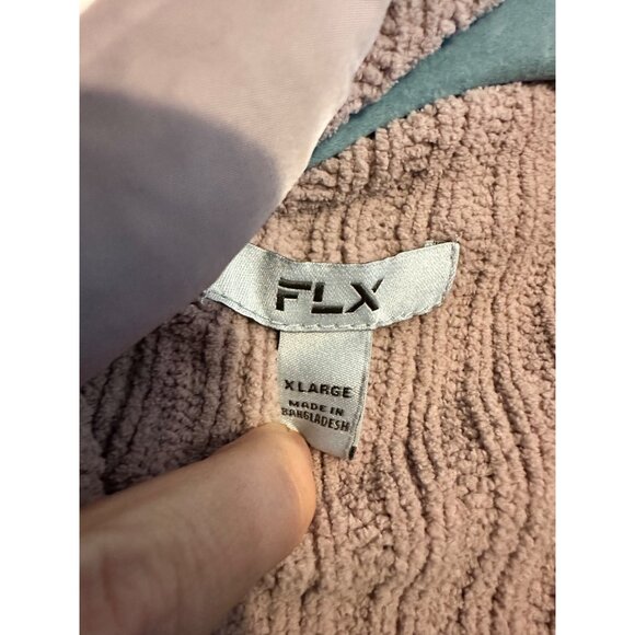 Womens FLX Commuter Sweater Jacket Ribbed Zip-Up Lilac Bellflower XL‎ - Picture 6 of 8